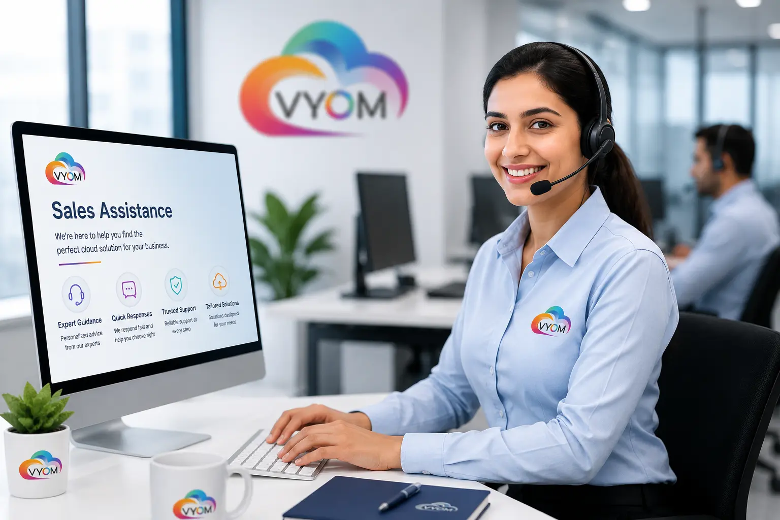 Contact VyomCloud Sales Team