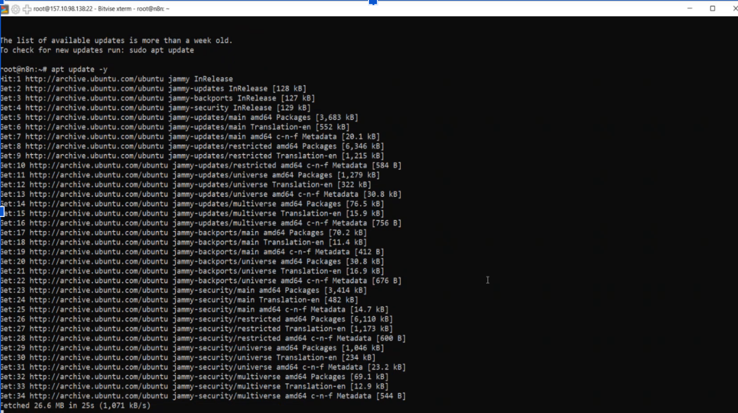 Update System Packages