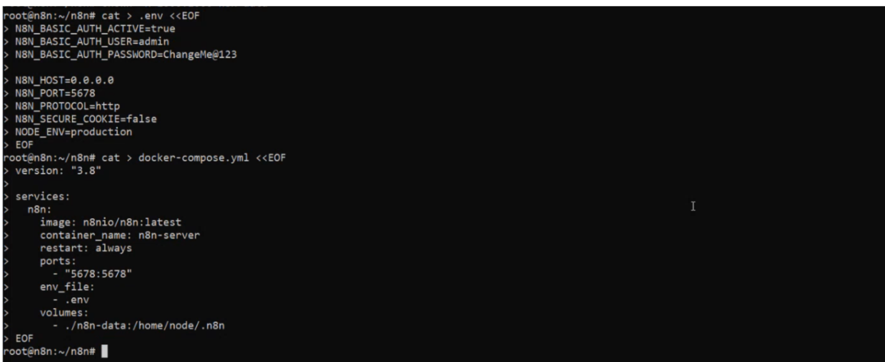 Create the .env File