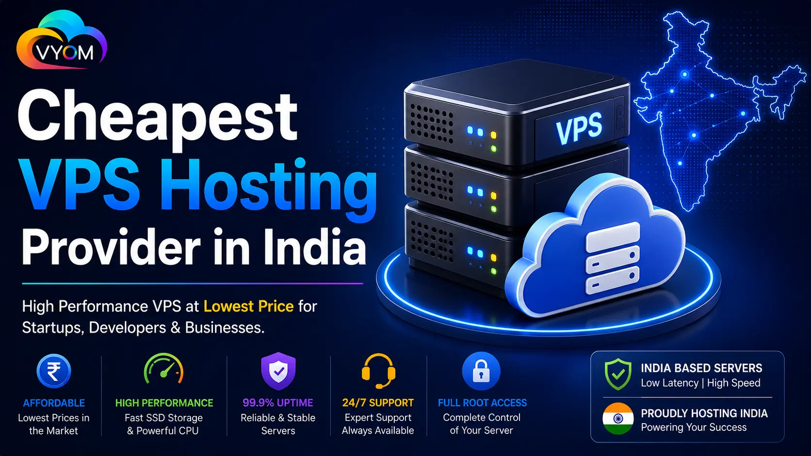Cheapest VPS Hosting Provider in India
