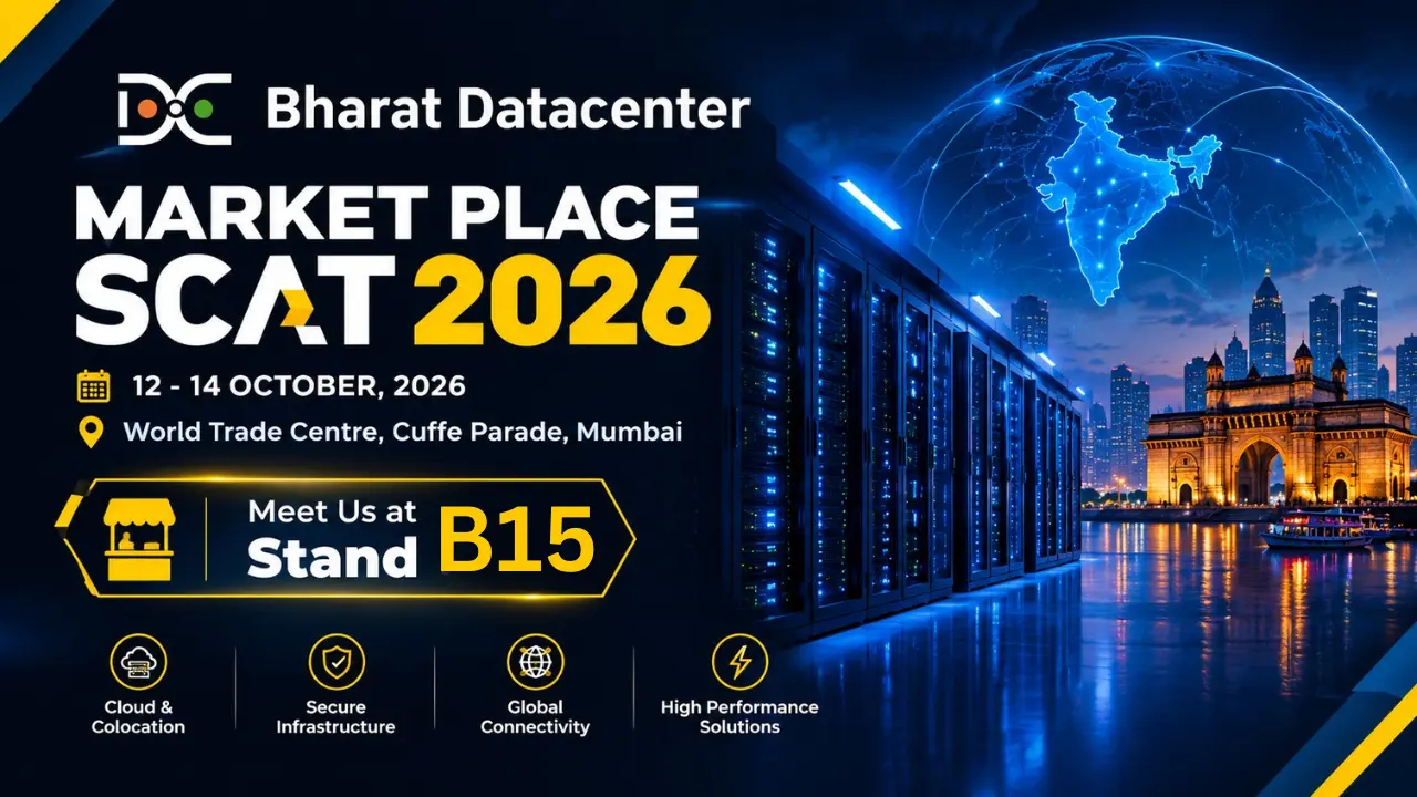 SCAT India 2026 Meet Bharat Datacenter at Stand B15
