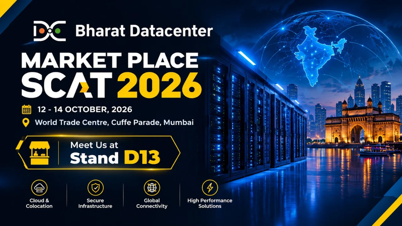 SCAT India 2026 Meet Bharat Datacenter at Stand D13